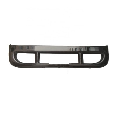 Freightliner Cascadia truck center bumper with stripe Chrome